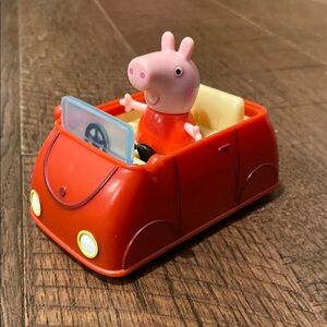 Peppa Pig - Little Red Car Toy Set